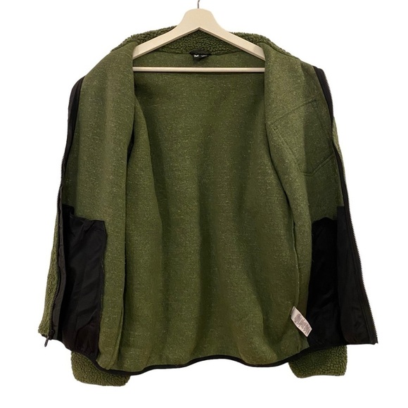 Spyder Men’s Sherpa Jacket Coat Moss Green SPFFD153-314 Size Large - Picture 4 of 6